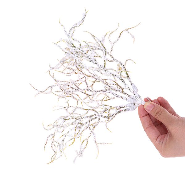 

2pcs/1set artificial white pine grass flower wedding decor craft wreath gift