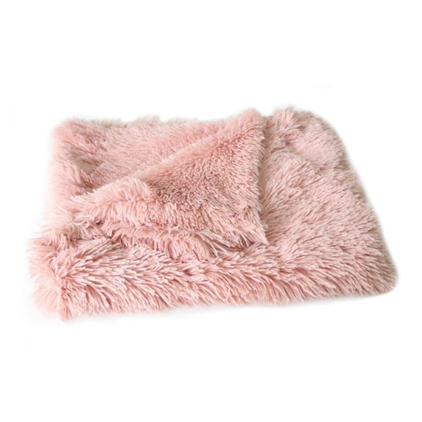 

pet plush mat large medium and small dogs cats warm rest double layer blanket