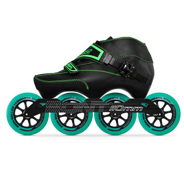 

100% original bont enduro 3pt speed inline skates heatmoldable carbon fiber boot s-frame 110mm highroller wheels skating patines