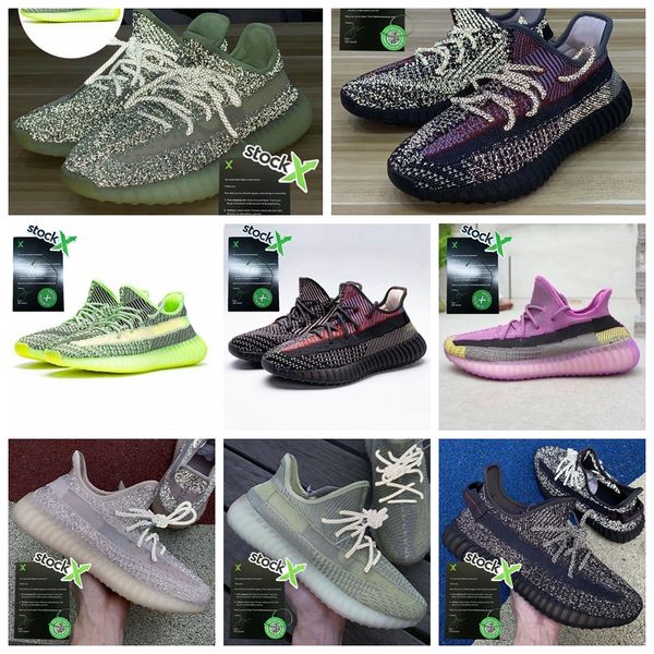 

fx9033 earth army green flax tail light v2 shoes yecheil yeezreel yeshaya cloud white static v2 running shoes with box