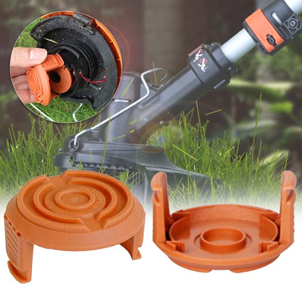 

4pcs accessories spool cap mini cordless home garden durable parts replacement cover bottom tool grass trimmer for worx wa6531