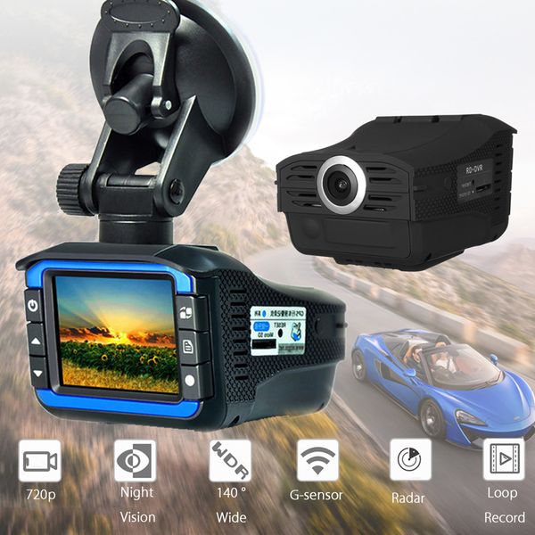 

dash cam car dvr 2 in 1 gps radar dvr car camera full hd 1296p g-srnsor video radar speed detector night vision