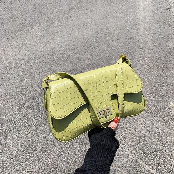 

fashion underarm bag stone woman pu leather shoulder bag black soft purses and handbags women bolsa feminina sac