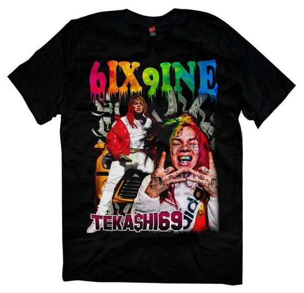 

rare tekashi69 6ix9ine gummo american rapper rap hip hop t-shirt size s-2xl, White;black