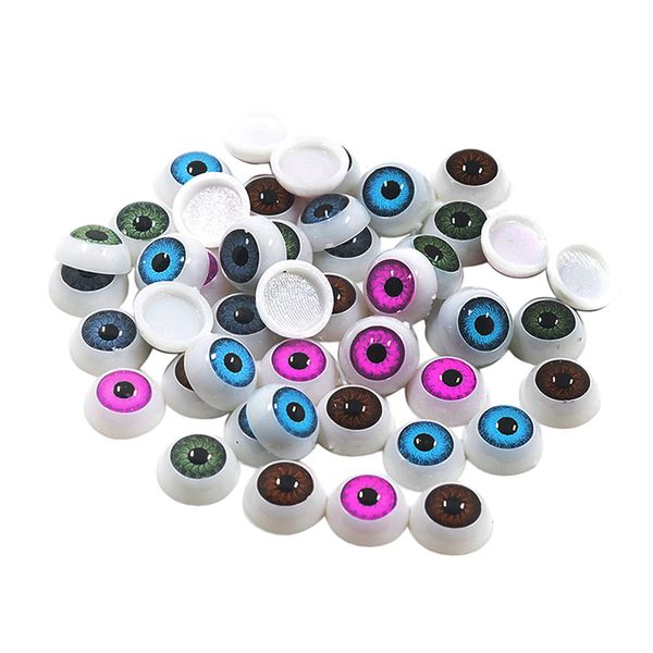 

50шт 1.2cm пластиковые безопасности глазные ремесло глаза тедди
