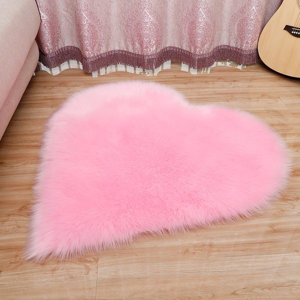 

imitation heart mats living room/bedroom rug antiskid soft 60*60cm heart carpet modern simple chair fashion new mat dt-23