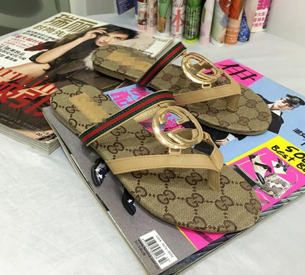 

2019 v brand wonen sandals new flip-flops sandals slide striped sandals with rubber sole with web rubber strap women black indoor flip flops