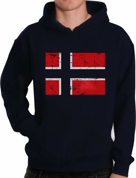 

norway flag vintage style retro norwegian hoodie gift idea, Black