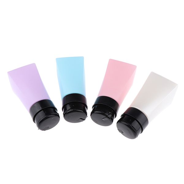 

4pcs portable plastic travel bottles set (230ml, pink+purple+blue+white