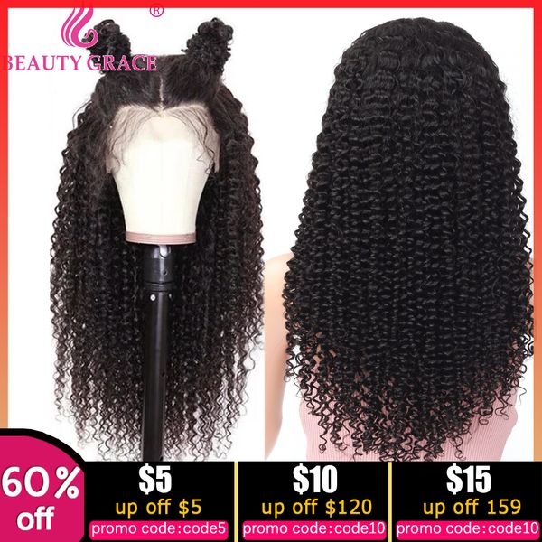 

invisible transparent hd lace wig brazilian 13x4 glueless lace front wig kinky curly human hair wigs for women remy 150% density, Black;brown