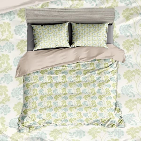 

japan style fitted sheet set fresh floral bed cover sets duvet cover  king single double size 220x240 bed linen sanding