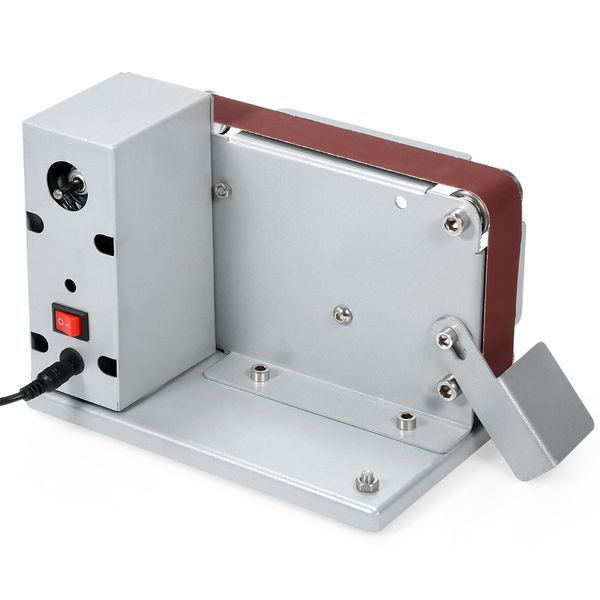

meterk belt sander multi-function sand belt machine mini sander electric grinder small grinding wheel machine power tool