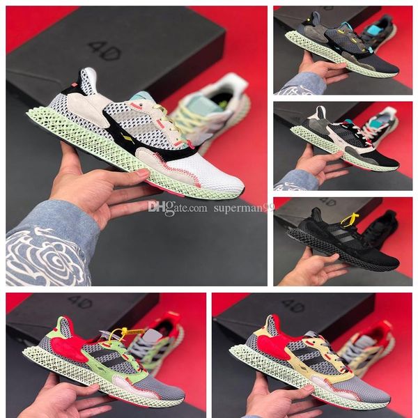 

azx40d 2019 new release zx 4000 futurecraft 4d green running shoes trainers for men zx4000 sneakers men women sports trainer haussures