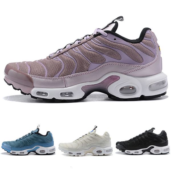 

new tn plus kids running shoes for men women chaussures string colorways olive in metallic triple white black trainer