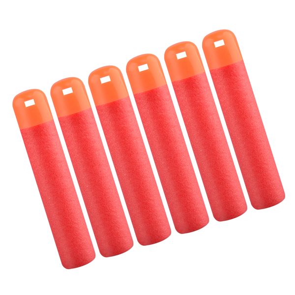 

30pcs/lot 9.5cm red sniper rifle darts christmas gift bullets for nerf mega kids toy foam refill darts big hole head bullets