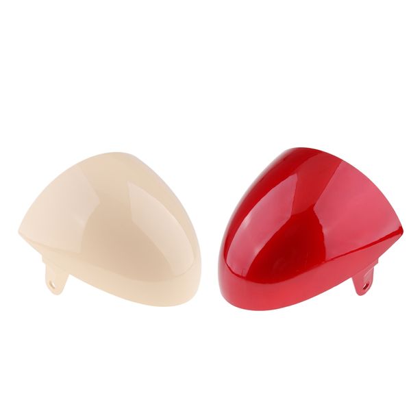

2x motorbike tail rear seat cowl cover fairing abs for cafe racer, red+beige