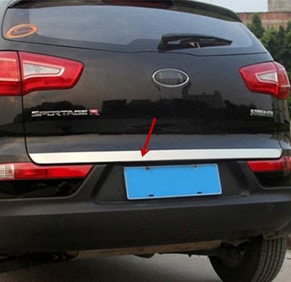

2011 2012 2014 2015 for kia sportager stainless steel rear trunk lid cover trim trunk trim highlight bar
