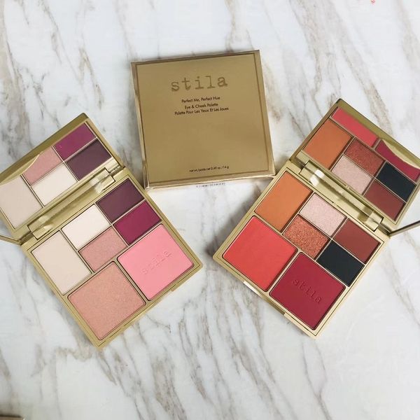 

Новый STILA senve цвет stila падение 2 комплект запуск золотой yelloweyeshadow палитра косметика