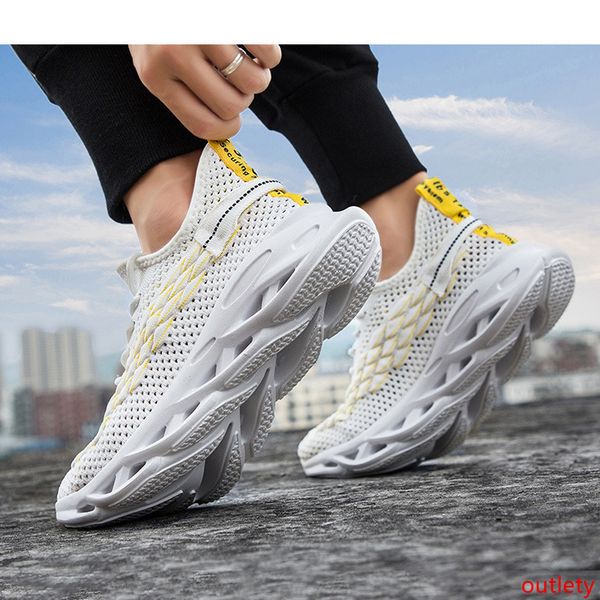 

men breathable casual shoes black white fashion mens trainer men athletic sports sneaker size 40-44