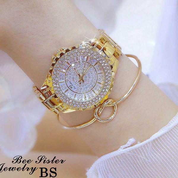 

arrival ladies crystal watch women rhinestone watches lady diamond dress watch stainless steel bracelet wristwatches, Slivery;brown