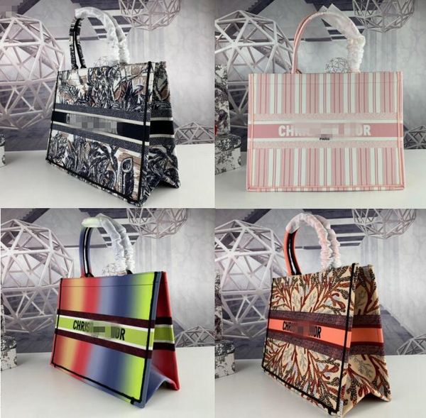 

2020 classic women large colorful flowers handbags multi color beach bags shoulder handbag shopping bags capacity ladies purse bag