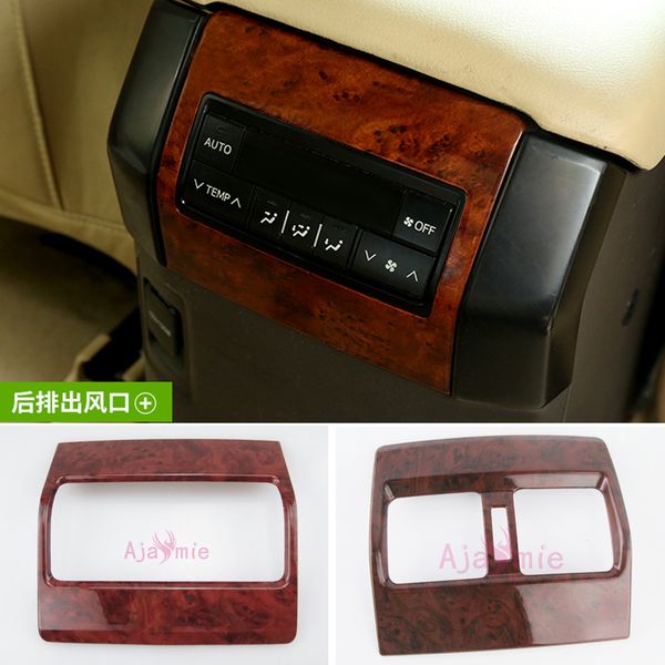 

for toyota land cruiser 150 prado lc150 fj150 2010-2017 interior rear air conditioner ac outlet cover vent trim car-styling accessories