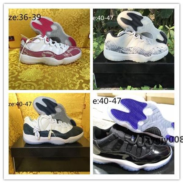 

2019 new arrive xi 11s low se snakeskin white basketball shoes sale mens deep blue snake pattern fashion sports sneakers