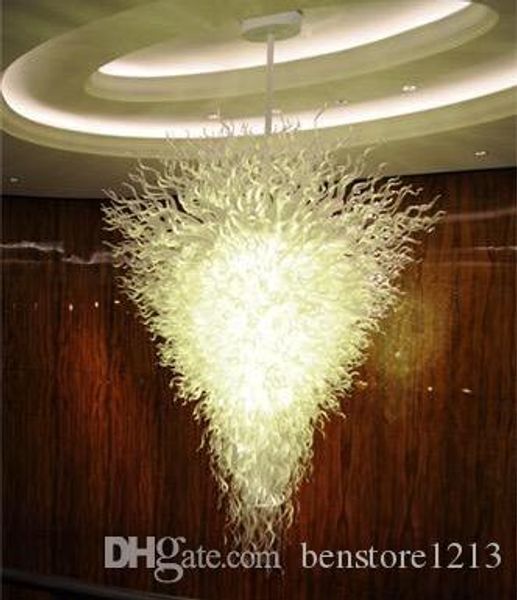 

white glass chandelier pendant lighting murano glass art hall living room glass light unique chandeliers pendants
