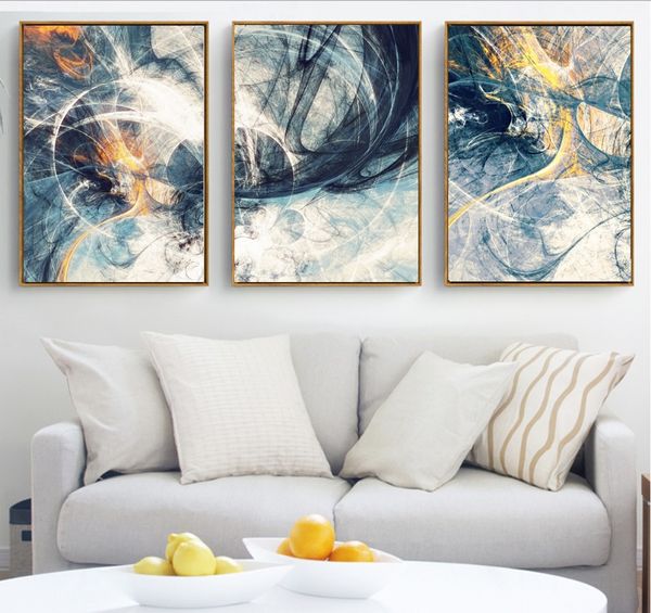 

abstract art canvas paintings modular pictures wall art canvas for living room decoration no framed