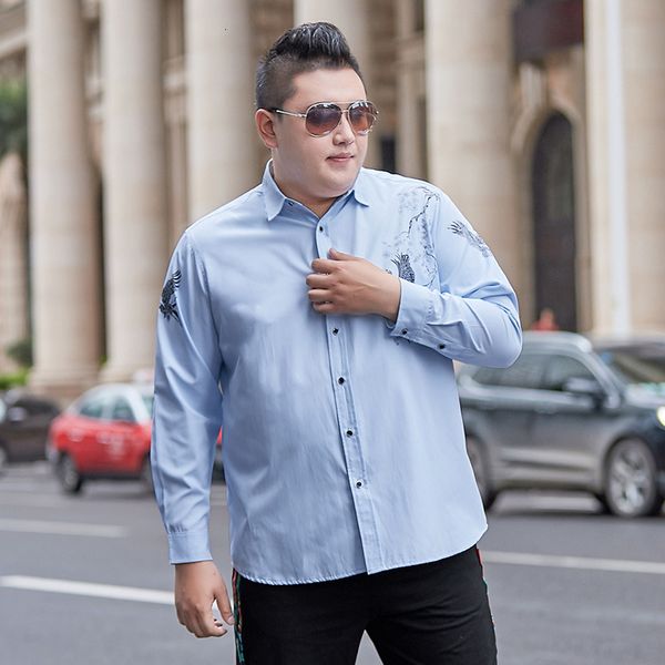 

2019 new winter men large size big shirts long sleeve 8xl 10xl autumn dress shirts wedding 9xl 12xl formal stage shirt 150kg, White;black