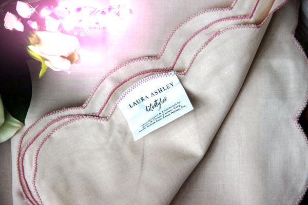 

wholesale lot beige cotton napkin set with hand crochet frill 50*50cm