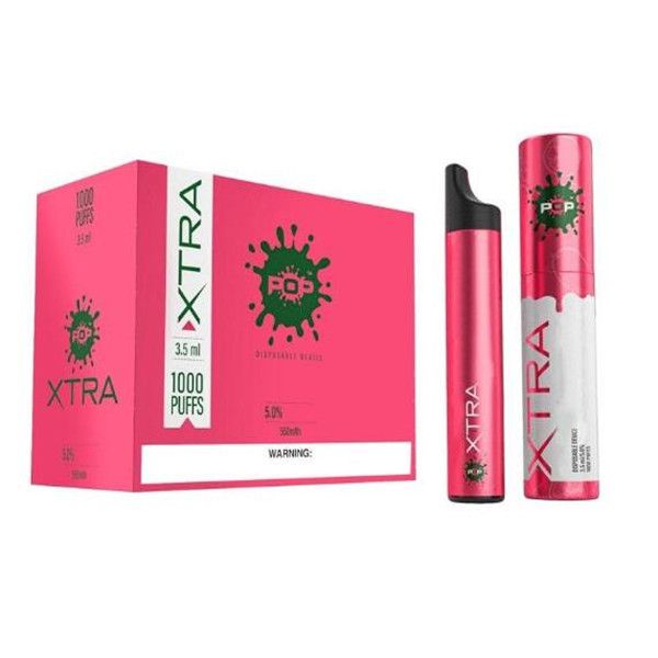 

Новейшая поп одноразовые экстра Vape ручка предварительно заполнена 3,5 мл 1000puffs стартера системы Устройство вапоризатор картриджи поды электронной сигареты пар