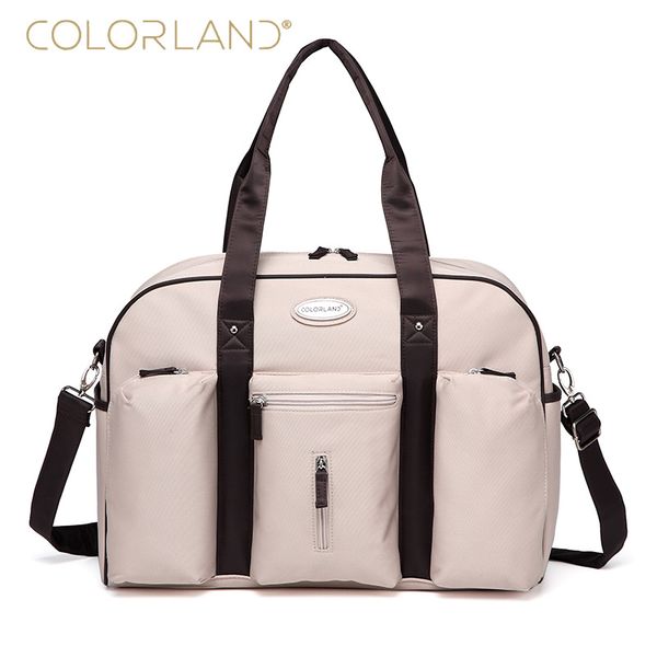 

colorland diaper bag single shoulder oblique straddle multi-back factory direct sale of large capacity tidal dad and mummy bag
