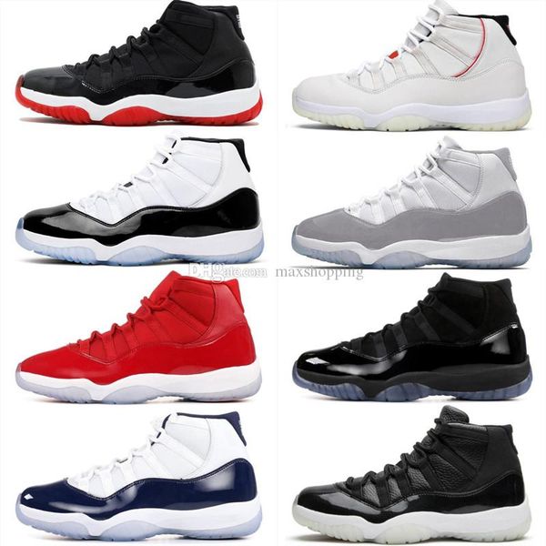 

новый ретро всячески препятствовать мужчин, женщин баскетбол обувь 11с разводят шапочке и мантии легенда синий 11 мода мужские спортивные сп, White;red