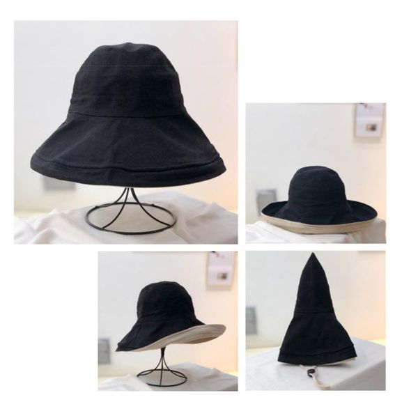 

women cycling bucket hat summer sun protection outdoor sports casual beach wide brim gift fishing foldable solid fashion soft, Blue;gray