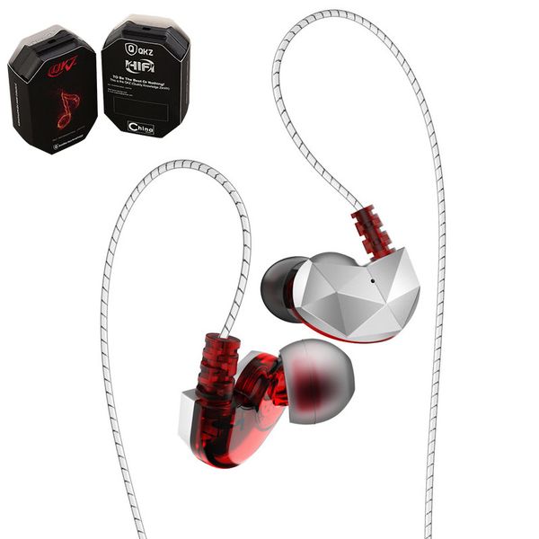 

QKZ CK6 Mini Fashion Wired Earphones Sports Running Headphones Bass Headsets With Mic Hifi Stereo Magnetic Adsorption Earbuds For Cell Phone