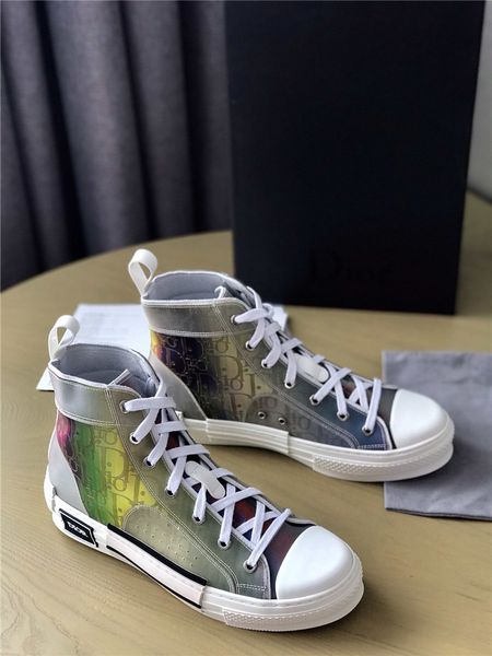 

fashion platform men and women shoes wild luxury vintage women's shoes canvas shoes sneakers lace-up casual shoe 04, Black