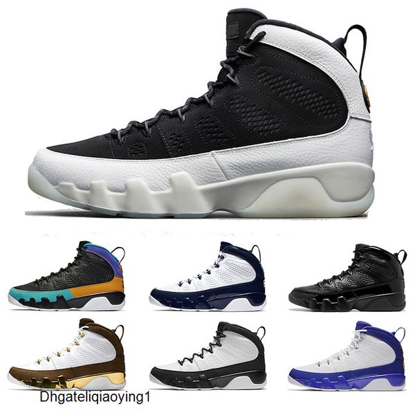 

9 men basketball shoes 9s dream it do it unc bred space jam mop melo mens athletic sports sneakers drop shipping, Black