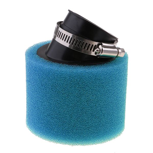 

angle bent foam air filter for pit quad dirt bike atv buggy 42mm