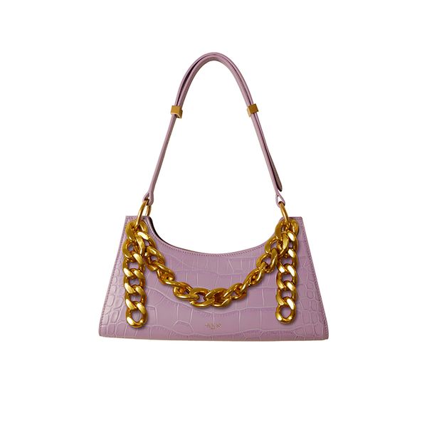 

дизайнер роскошная сумка женщины багет crossbody сумка натуральная кожа цепи сумка сумка бесплатная доставка