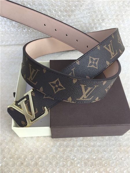 

2020 ggbuckles Пояс с коробкой Luxurys Мода Луис Виттон ремни мужские женщин жемчужные Конструкторы Jeans поясной ремень