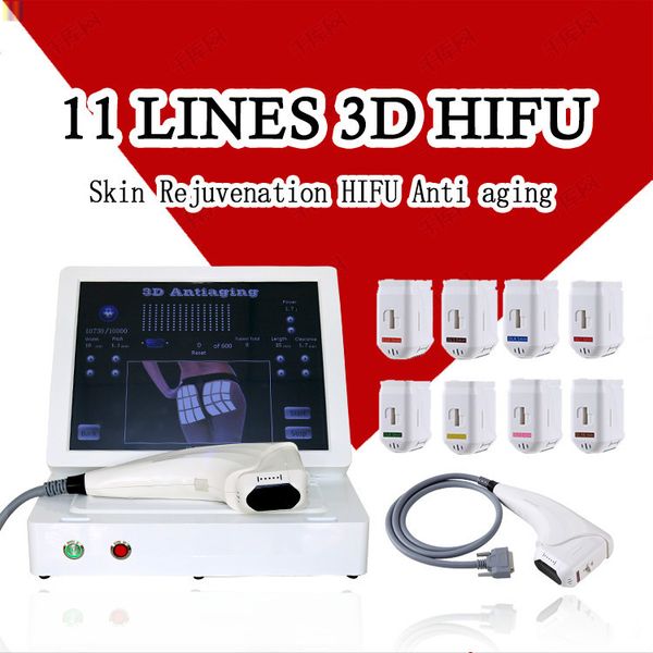 

3d hifu wrinkle removal face skin care machine ultrasound skin tightening machine 2020 new 3d hifu machine for salon delivery