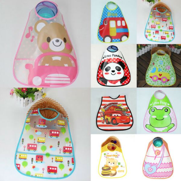 

2019 Fashion Newborn Toddler Infant Baby Boy Girl Cartoon Bibs Waterproof Saliva Towel Good