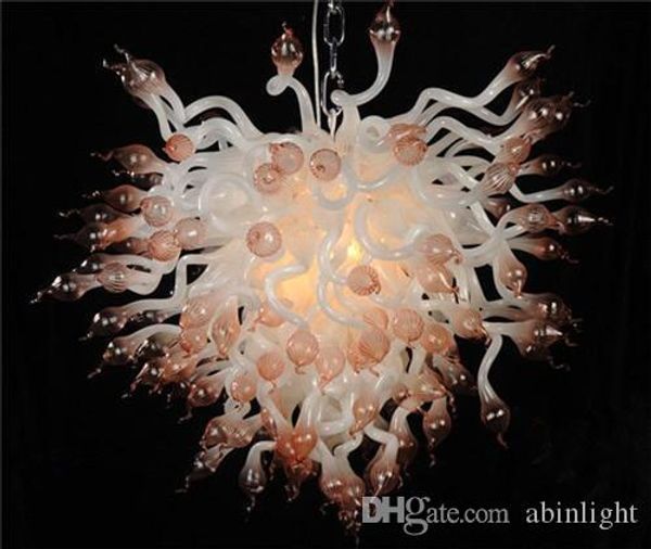 

vintage art murano glass chandelier 100% hand blown clear glass pendant lamps well designed custom led light, lr1112