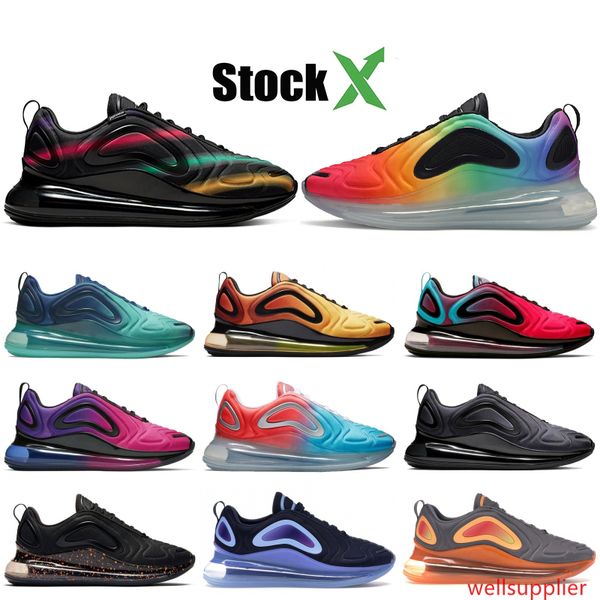 

mens womens designer sneakers most popular northen lights night be true triple black sunset china space throwback future running shoes