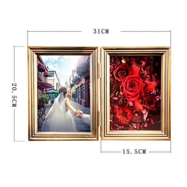 

eternal flower rose wooden family picture p frame album decoration accessories picture frame home decor valentine's day gift frames
