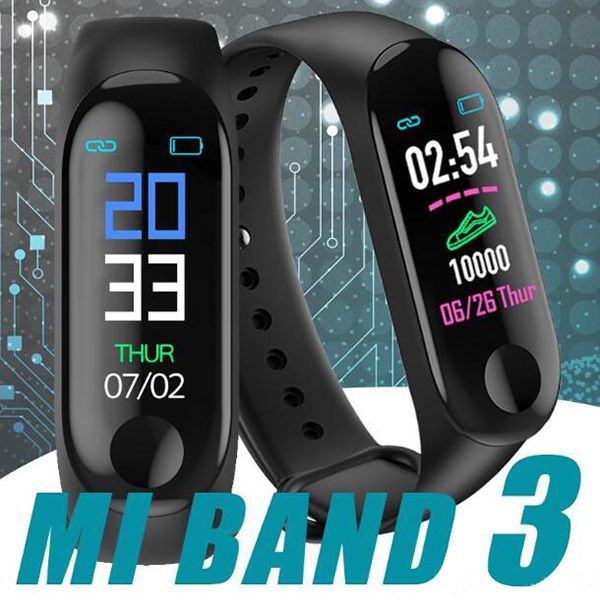 

m3 smart band bracelet heart rate watch activity fitness tracker pulseira relÃ³gios reloj inteligente pk fitbit xiaomi apple watch