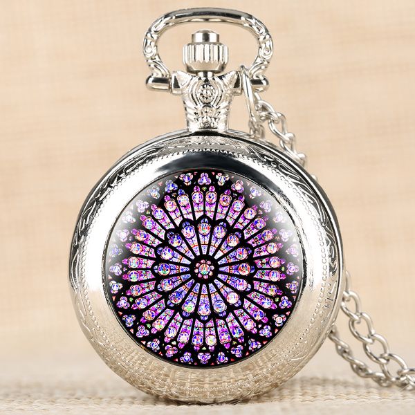 The Rose Window Stained Glass Pocket Watches Gorgeous Notre Dame De