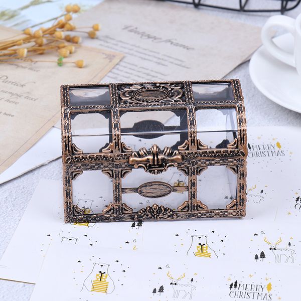 

10.5x8x6.5cm plastic container storage box pirate anime for pirate crystal gem treasure box toy figures