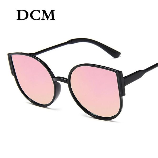 

дхм новые классический cat eye солнцезащитные очки женщины моды luxury vintage brand design зеркало объектива солнцезащитные очки óculos uv4